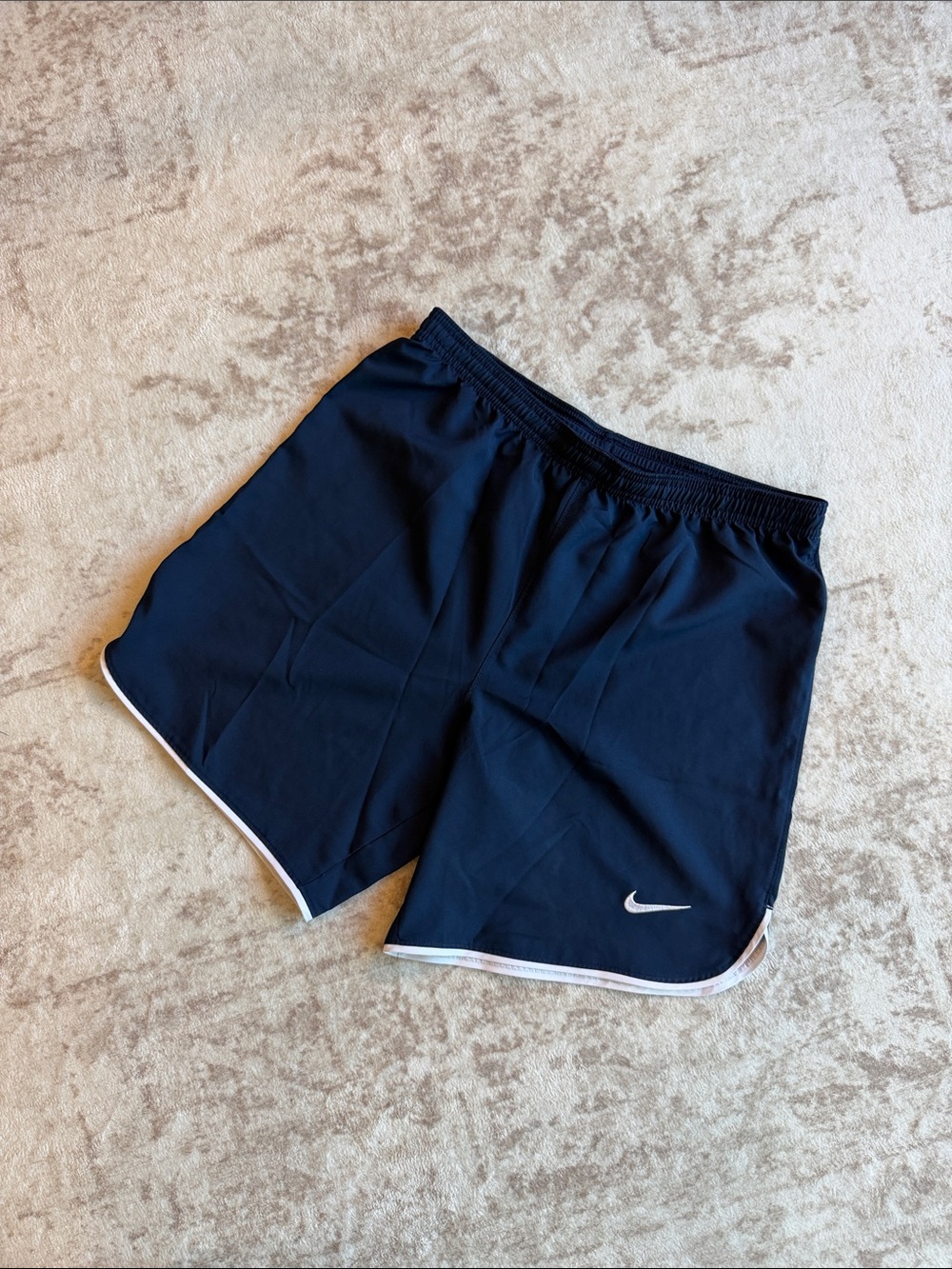 Nike Mens’s Navy Shorts with White Trim